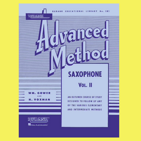 Rubank Advanced Method Saxophone - Volume 2 Book
