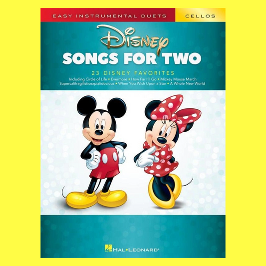 Disney Songs For Two - Cellos Book