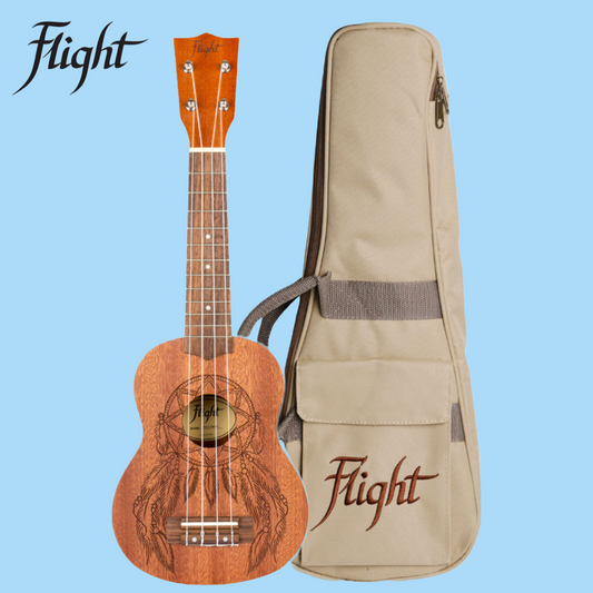 Flight - Dreamcatcher Soprano Ukulele With Gig Bag