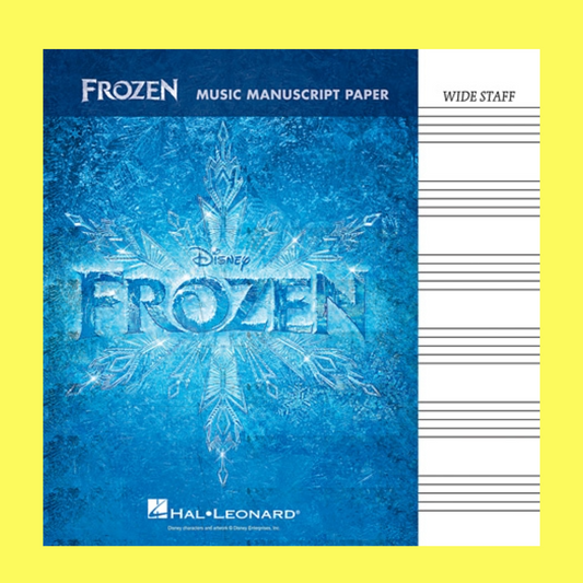 Frozen Manuscript Book - 6 Wide Staves (32 pages)