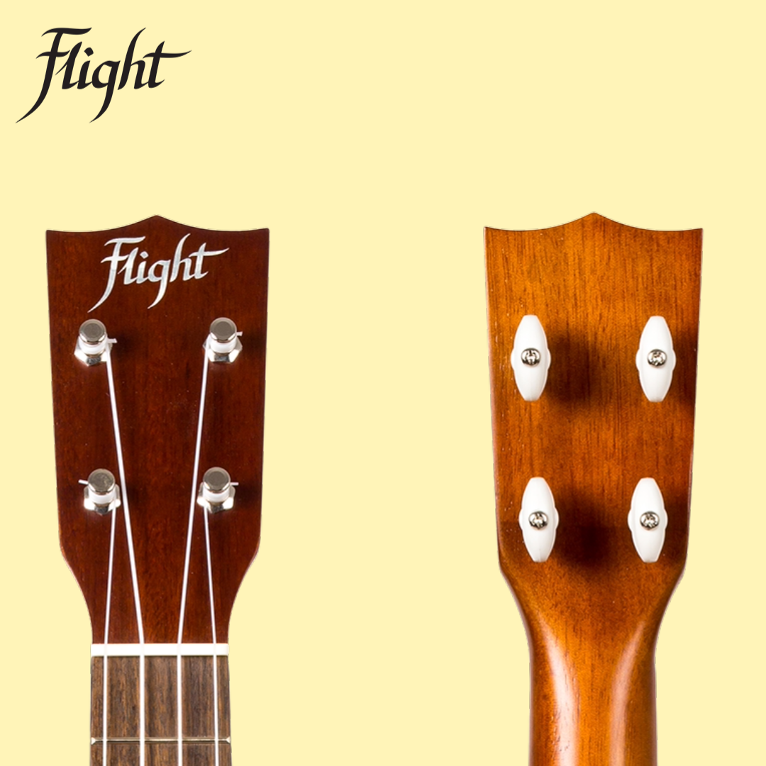 Flight MUC-2 All-Solid Mahogany Concert Ukulele with Padded Gig Bag