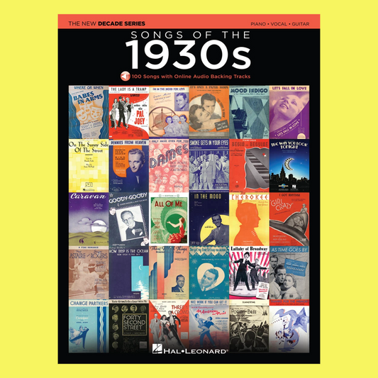 100 Hit Songs Of The 1930's - Play Along PVG Songbook/Ola