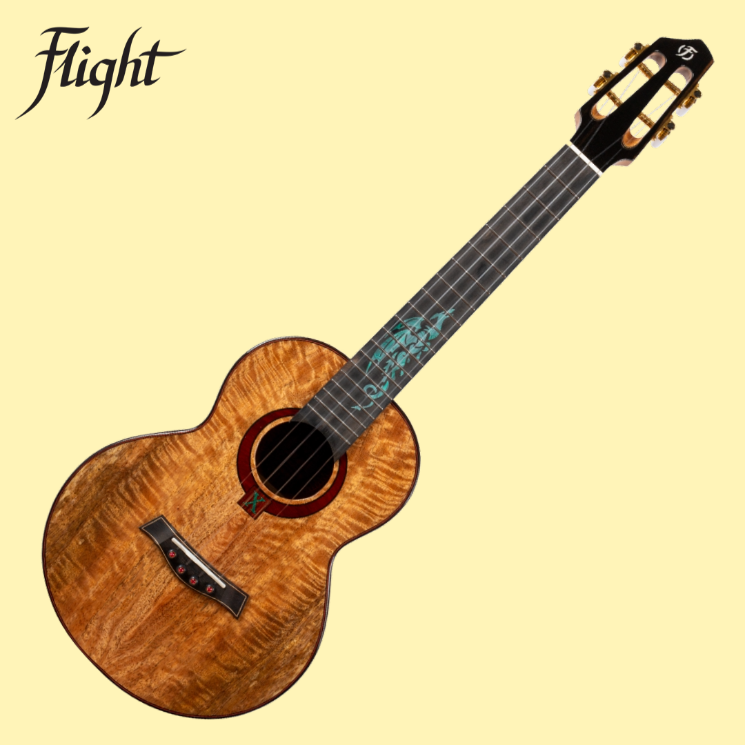 Flight A10MM Mango Dragon 10th Anniversary Tenor Ukulele with Deluxe Gig Bag