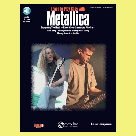 Learn To Play Bass With Metallica - Book/Ola