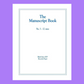 The Manuscript Book 3 - 12 Staves, Stapled, Recycled Paper (20 pages)