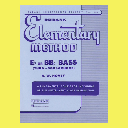 Rubank Elementary Method - Eb and Bb Tube/Bass (Bass Clef) Book