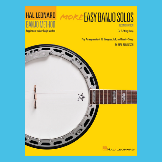 Hal Leonard Banjo Method - More Easy Banjo Solos Book (2nd Edition)