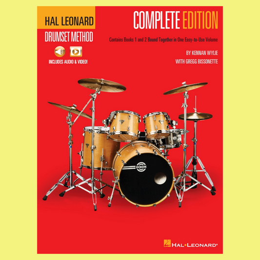 Hal Leonard Drumset Method - Complete Edition Books 1 and 2 With Ola/Olm