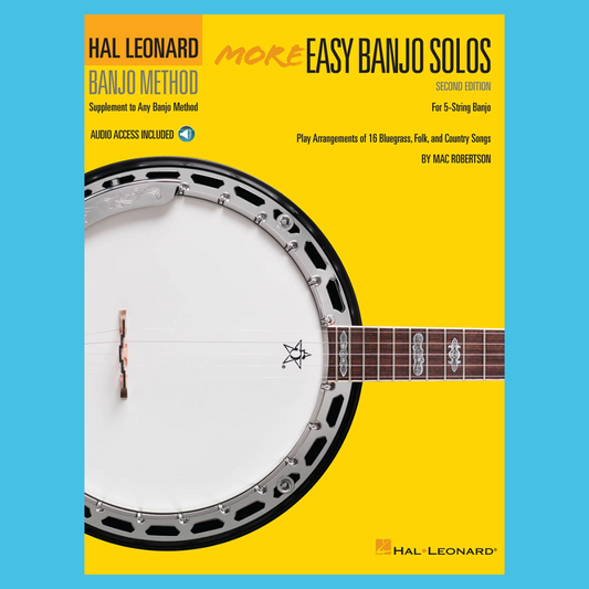 Hal Leonard Banjo Method - More Easy Banjo Solos Book (2nd Edition) Book/Ola