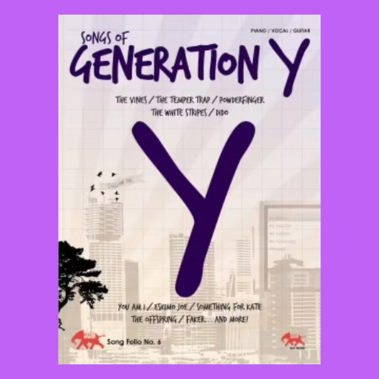 Songs Of Generation Y - PVG Songbook (19 Hit Songs)