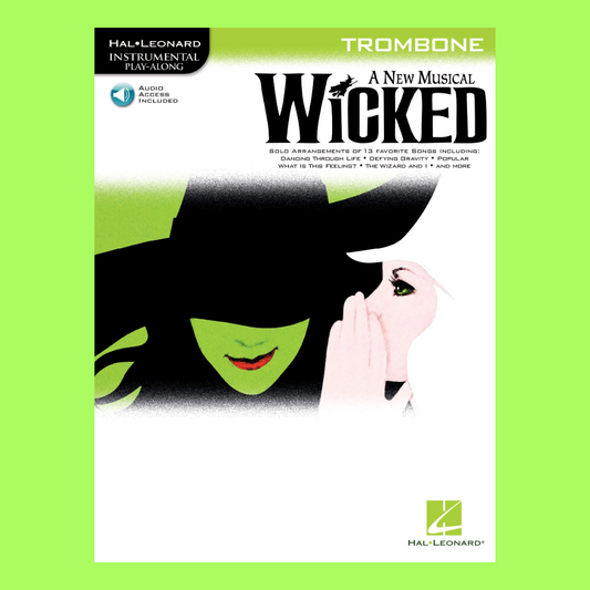 Wicked A New Musical - Trombone Play Along Book/Ola