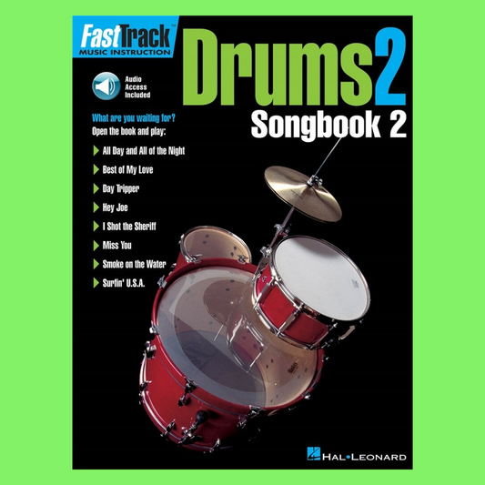 FastTrack Drums - Songbook 2, Level 2 (Book/Ola)