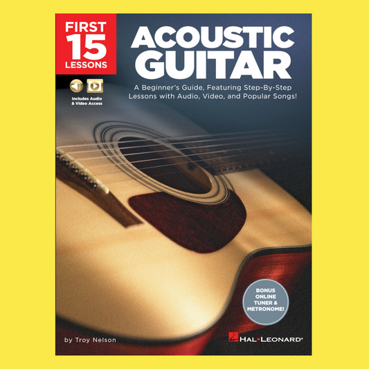 First 15 Lessons - Acoustic Guitar (Book/Olm)