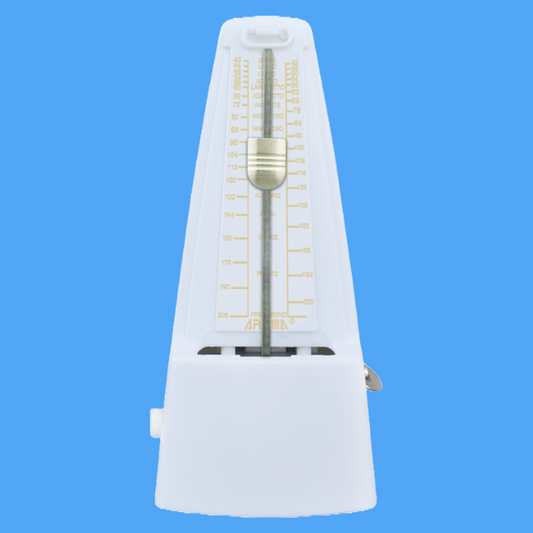 Aroma AM707 Mechanical Metronome (White)