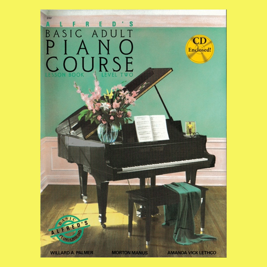 Alfred's Basic Adult Piano Course - Lesson Book 2 (Book and Cd)