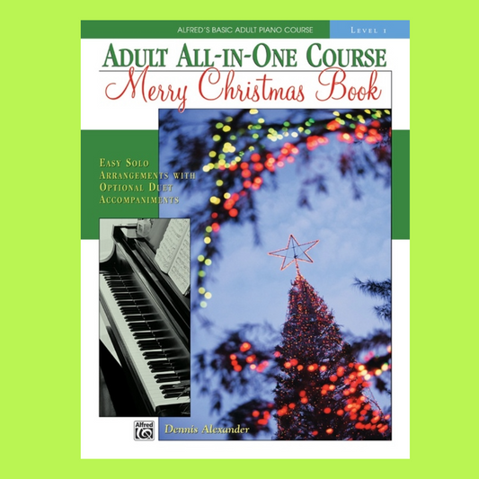 Alfred's Basic Adult All-in-One Course - Merry Christmas Book 1