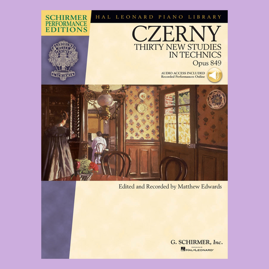 Carl Czerny - Thirty New Studies in Technics, Op. 849 Piano Book (Book/Ola)