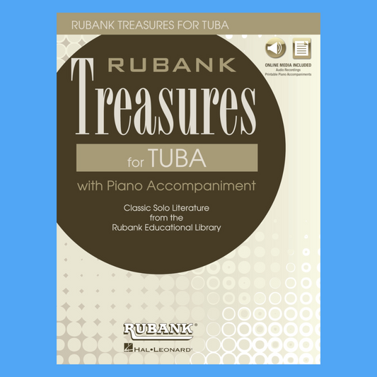 Rubank Treasures For Tuba - Book/Ola