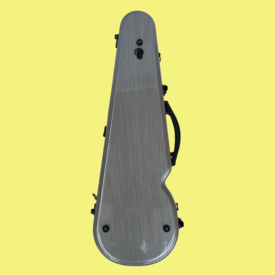 VIVO Shaped Polycarbonate 15.5" - 16" Viola Case - Brushed Silver