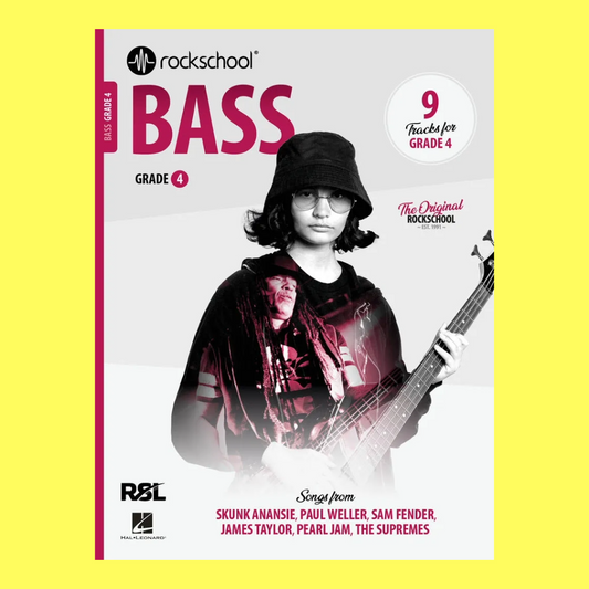 Rockschool Bass Grade 4 Book (2024+) New Edition