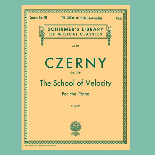 Carl Czerny - The School of Velocity Op. 299 Piano Book (Complete)