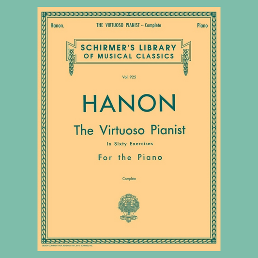 Hanon - The Virtuoso Pianist in 60 Exercises Book (Complete)