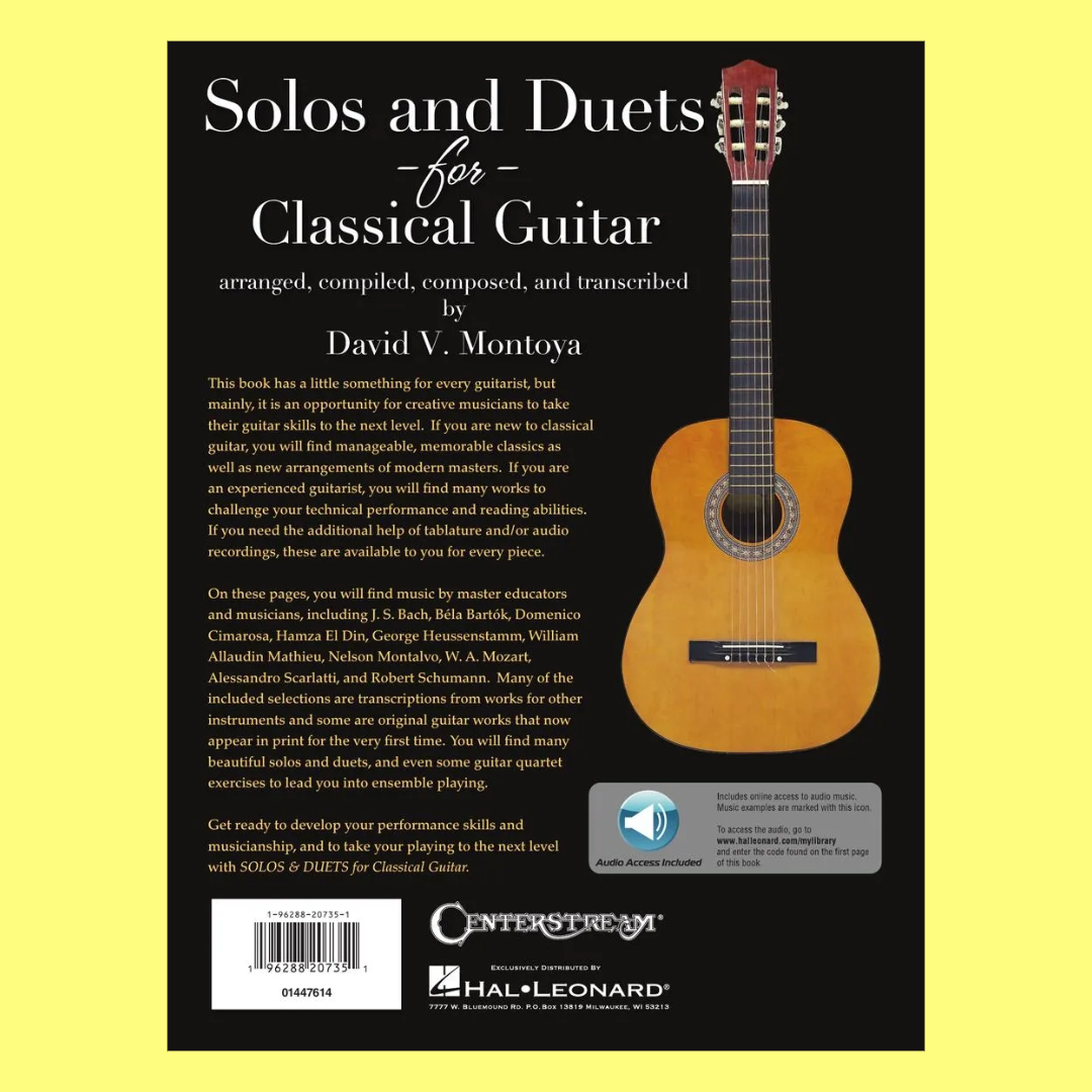 Solos and Duets for Classical Guitar Book