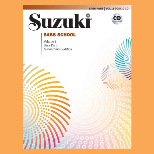 Suzuki Bass School - Volume 2 Double Bass Part Book (Book/Cd)