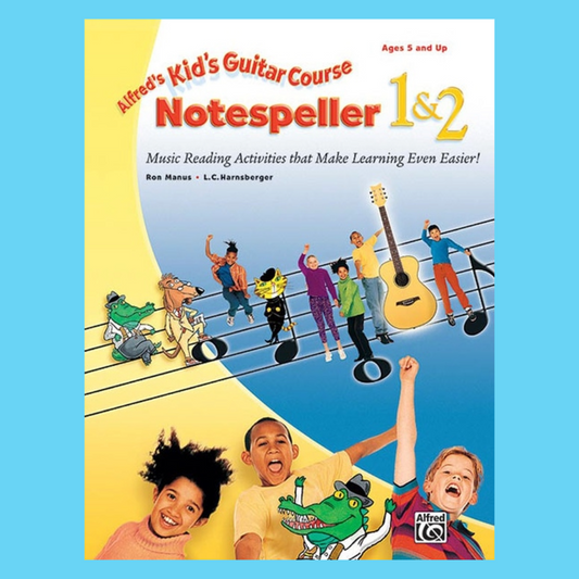 Alfred's Kids Guitar Course - Notespeller 1 & 2 Book