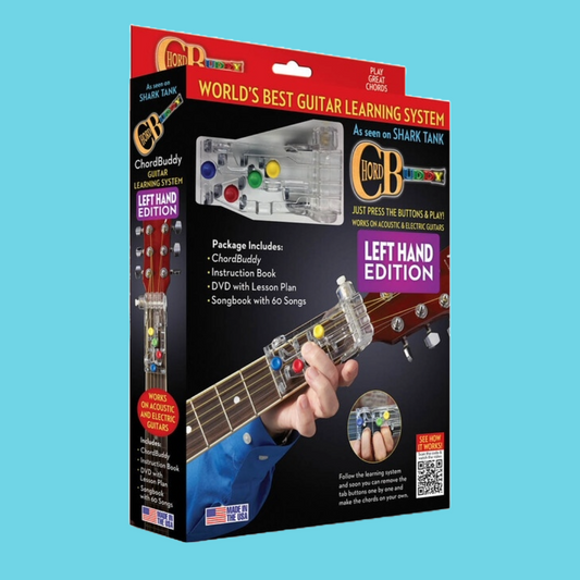Chordbuddy Left-Handed Guitar Learning Boxed System with Book/Dvd/Device