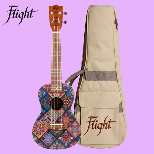 Flight AUC33 - Fusion Concert Ukulele with Padded Gig Bag