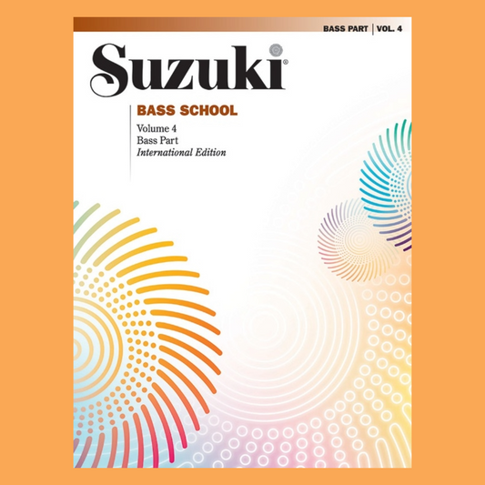 Suzuki Bass School - Volume 4 Double Bass Part Book