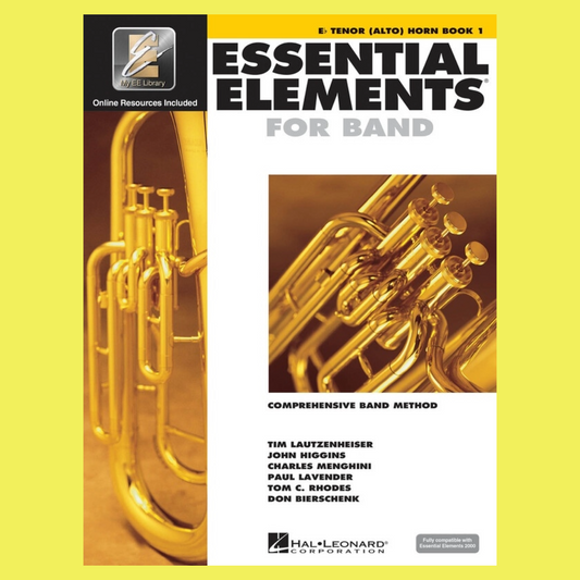 Essential Elements For Band: Eb Tenor Alto Horn - Book 1 with Online Media (2000)