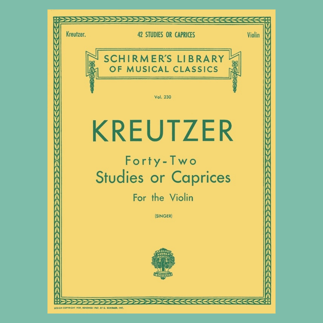 Kreutzer - 42 Studies or Caprices For Violin Book