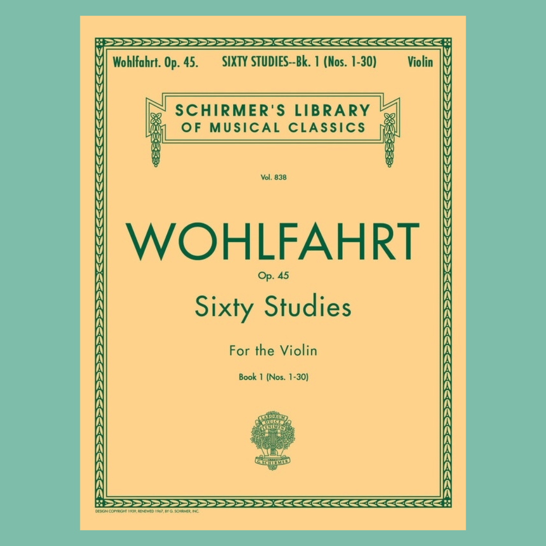 Wohlfahrt 60 Studies, Op. 45 For Violin Book 1