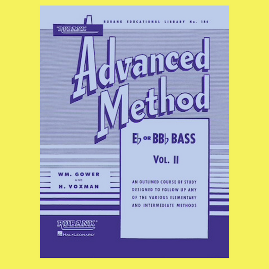 Rubank Advanced Method - For Eb and Bb Tuba Bass Clef Volume 2 Book