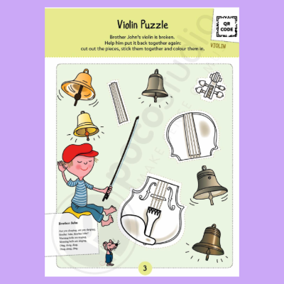 Poco - My Instrument Puzzle Book (40 Games, Puzzles and Activities) - New 2026