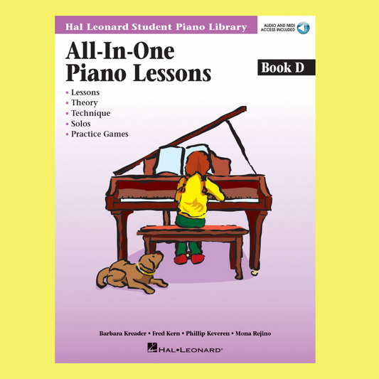 Hal Leonard Student Piano Library - All In One Piano Lesson Book D (Book/Ola)