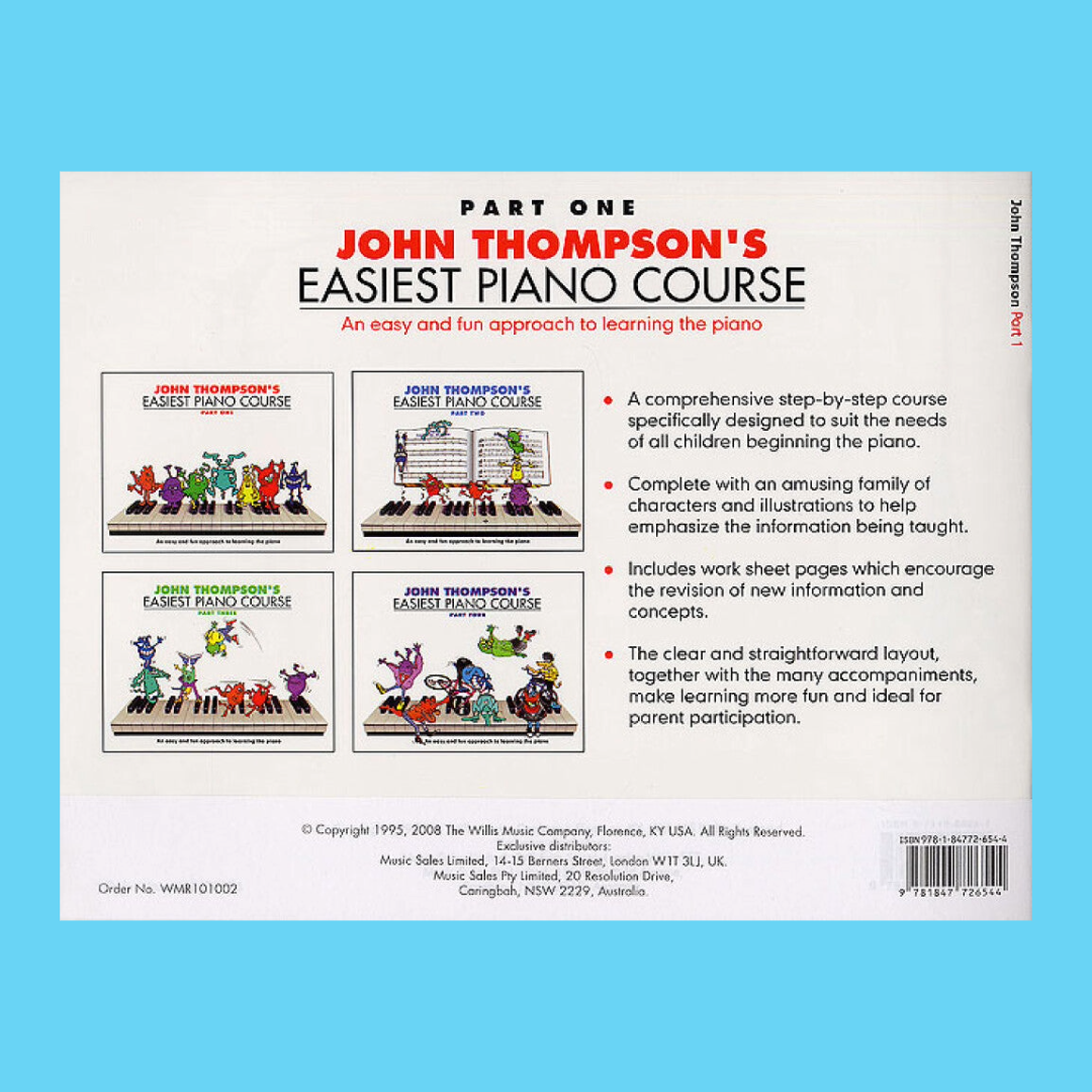 John Thompson's Easiest Piano Course Part 1 Book/Ola