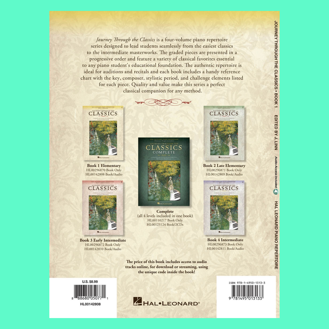 Journey Through The Classics - Elementary Book 1 (Book/Ola)
