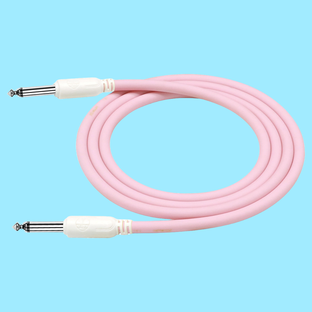 Kirlin Instrument Cable Rose Pink - 10ft (3 Metre)