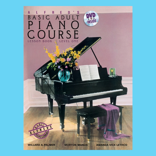 Alfred's Basic Adult Piano Course - Lesson Book 1 (Book and Dvd)
