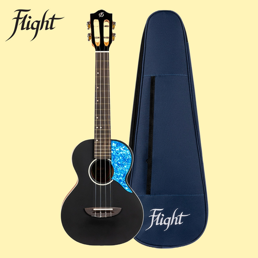 Flight IRISBK Tenor Ukulele with Deluxe Padded Gig Bag