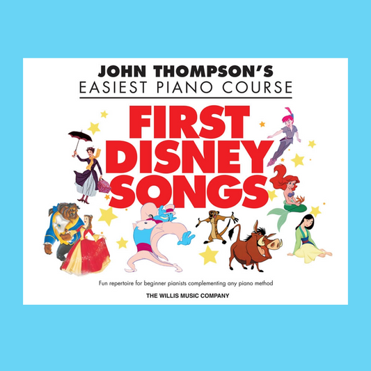 John Thompson's Easiest Piano Course - First Disney Songs Book