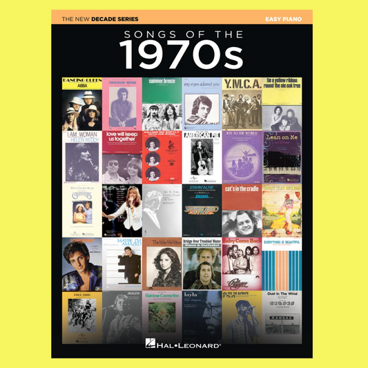 100 Hit Songs Of The 1970's - New Decade Series Easy Piano Book