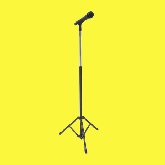 Manhasset Microphone Stand with Collapsible Base - Black