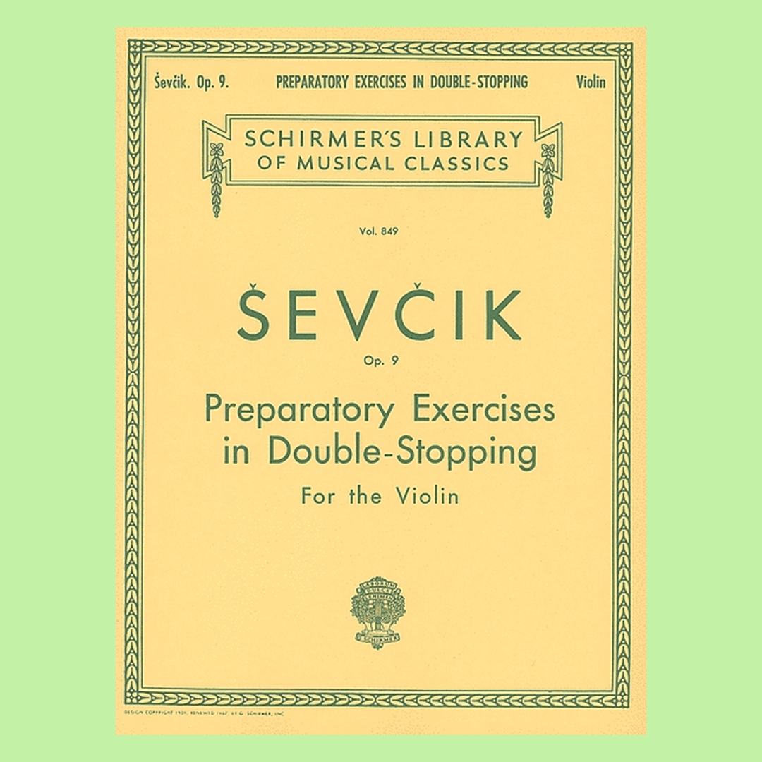 Sevcik - Preparatory Exercises In Double Stopping Op 9 Violin Book ...