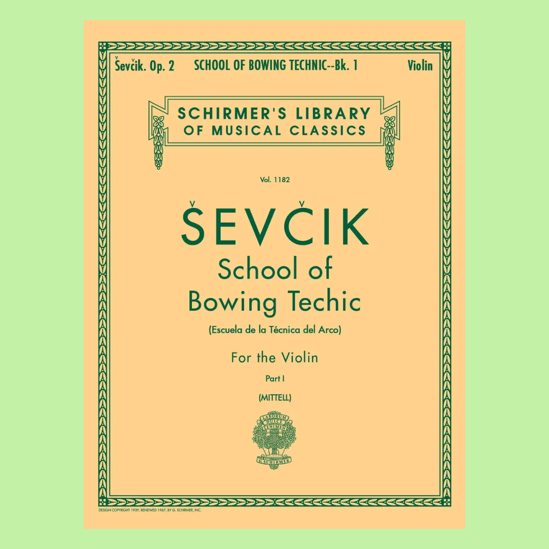 Sevcik - School Of Bowing Technic Op 2 Part 1 Violin Book – Music2u.com.au