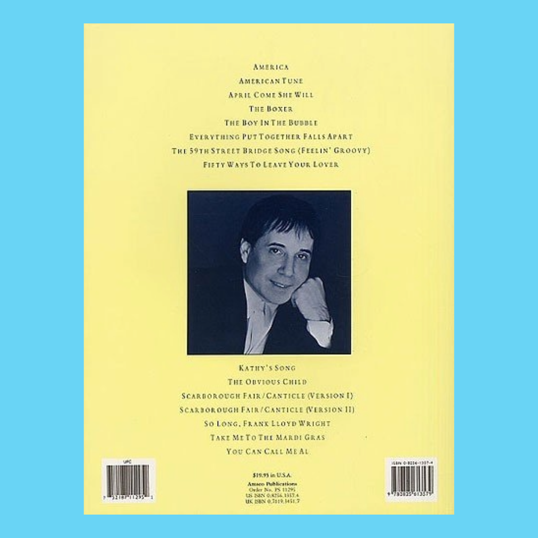 Paul Simon - Greatest Hits Guitar Songtab Book