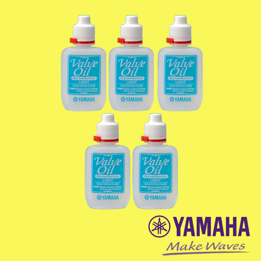 Yamaha Valve Oil - Light (60ml Bottle) - 5 Pack